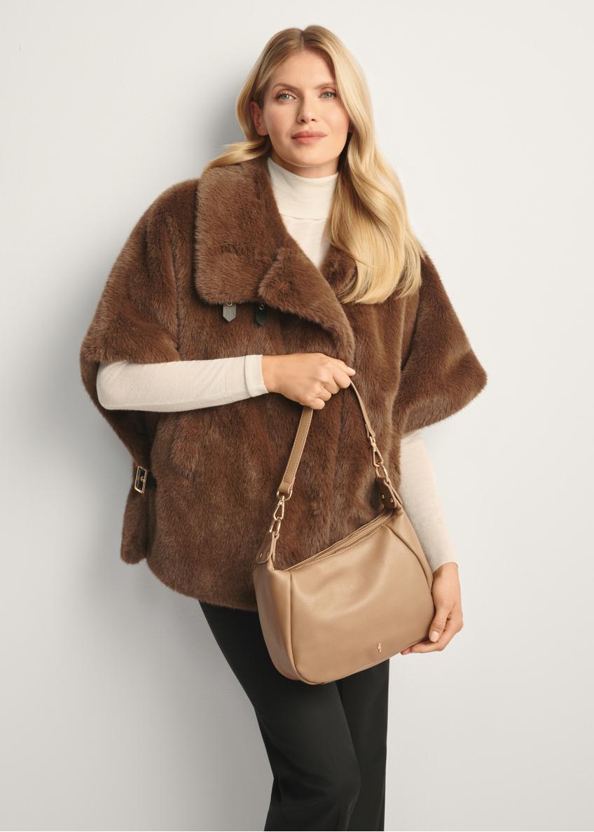 Shopper kabelka na rameno v ťavej farbe TOREC-0885B-81(Z25)