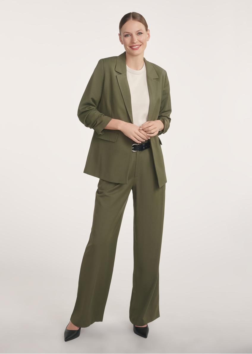 Dámske sako v khaki farbe ZAKDT-0043-55(Z25)