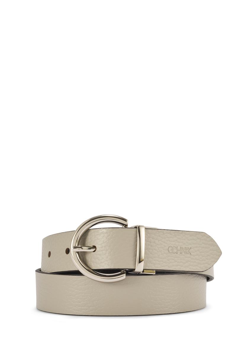 Obojstranný čierno-sivý dámsky opasok PASDS-0175B-92(Z25)