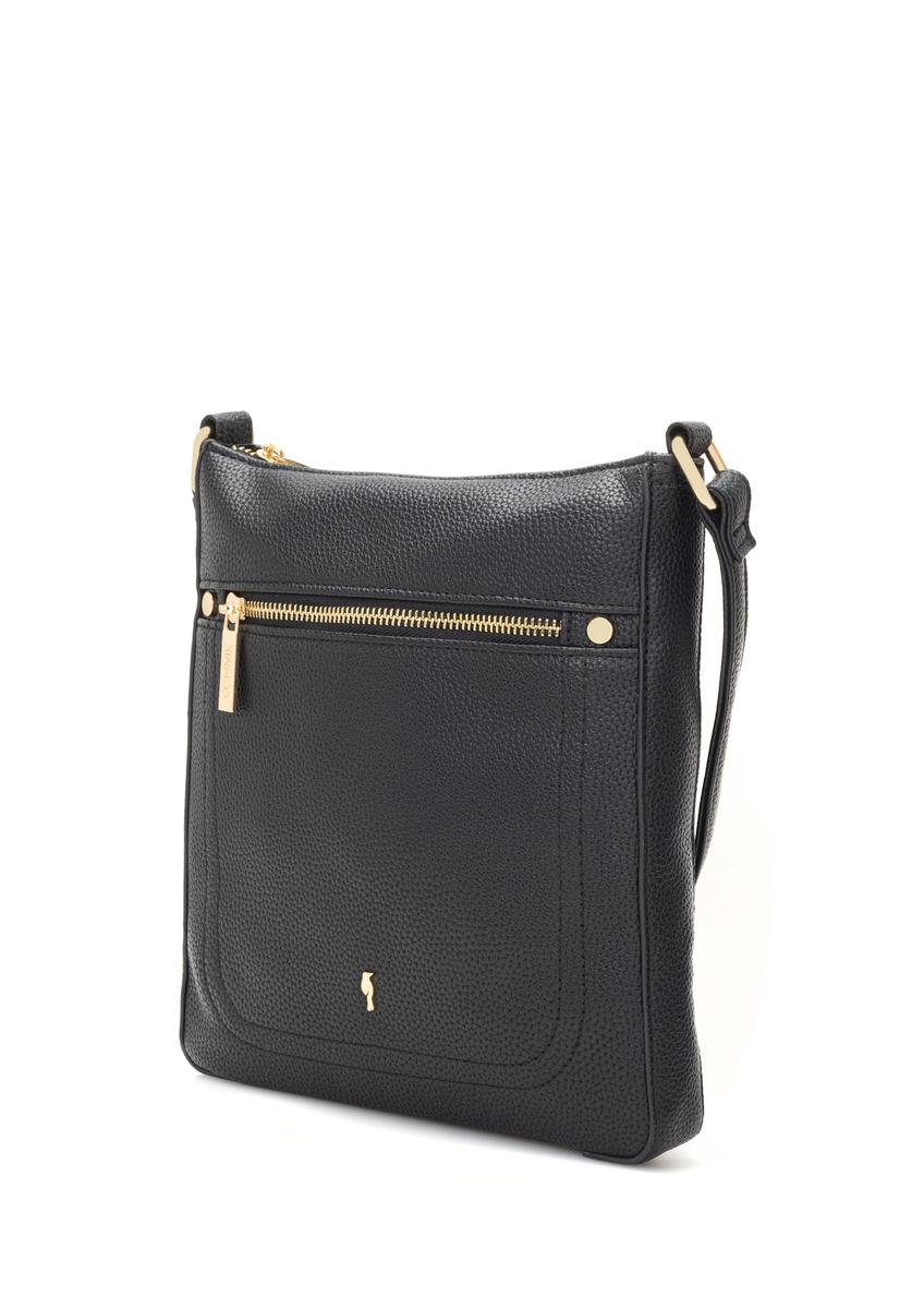 Čierna dámska kabelka z imitácie kože TOREC-1177-99(W26)