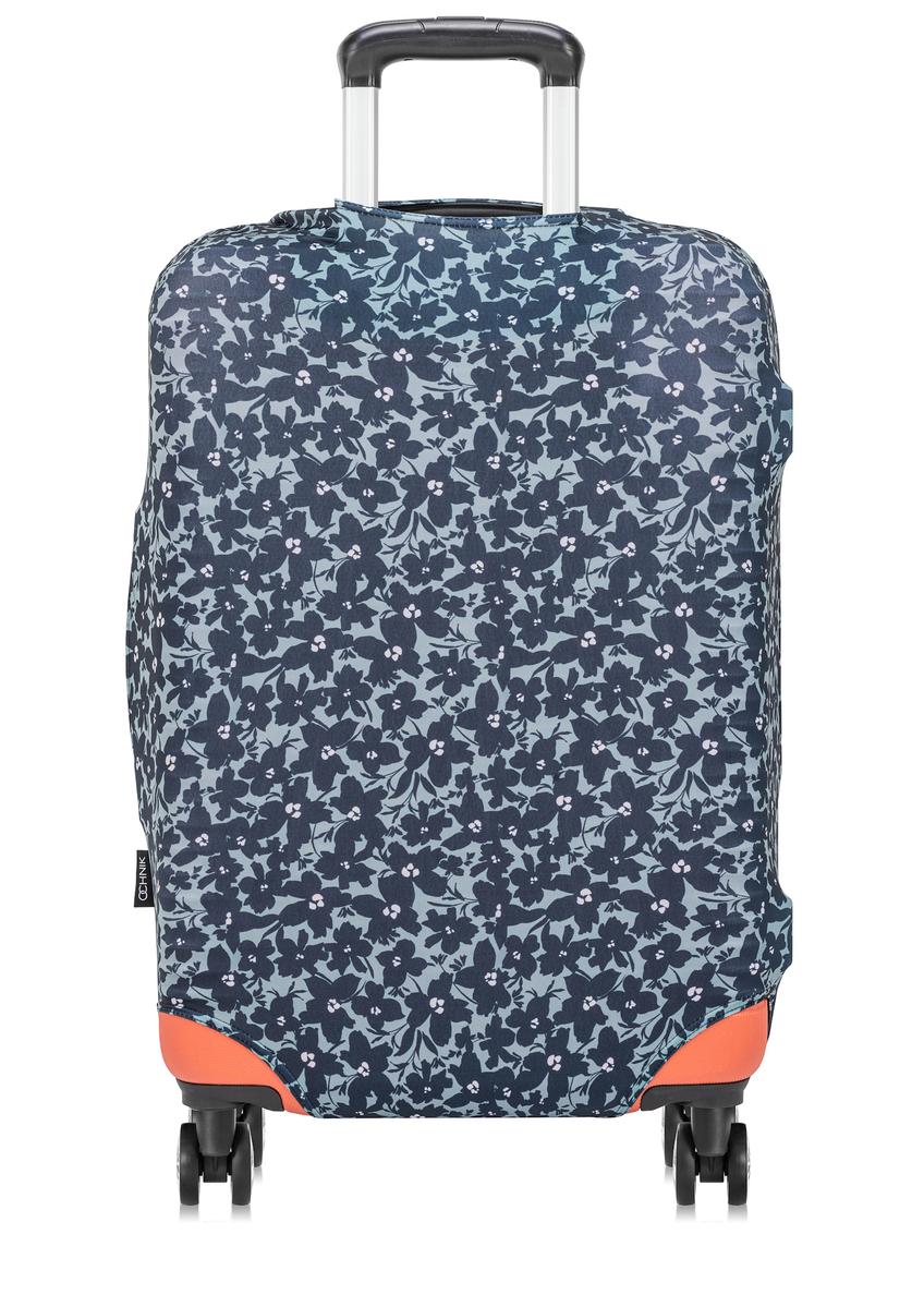 Obal na stredný kufor s kvetinovým motívom AW-013-0004-15-M(W25)