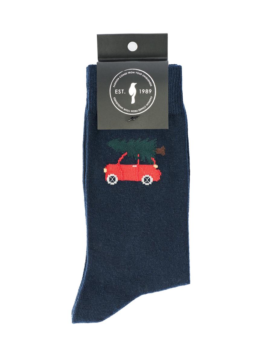 Pánske dlhé ponožky so vzorom SKAMT-0198-69(Z25)