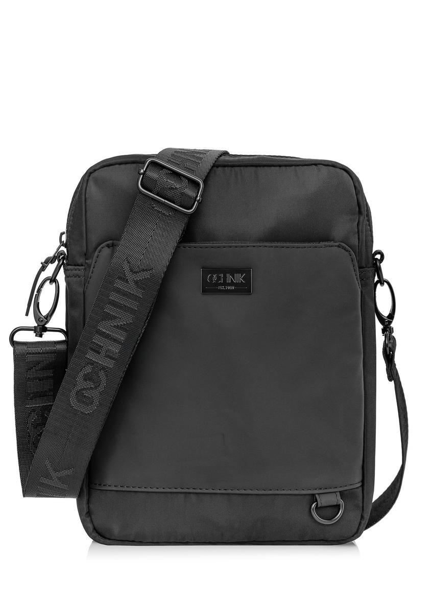 Veľká čierna pánska crossbody taška TORMN-0314A-99(Z24)