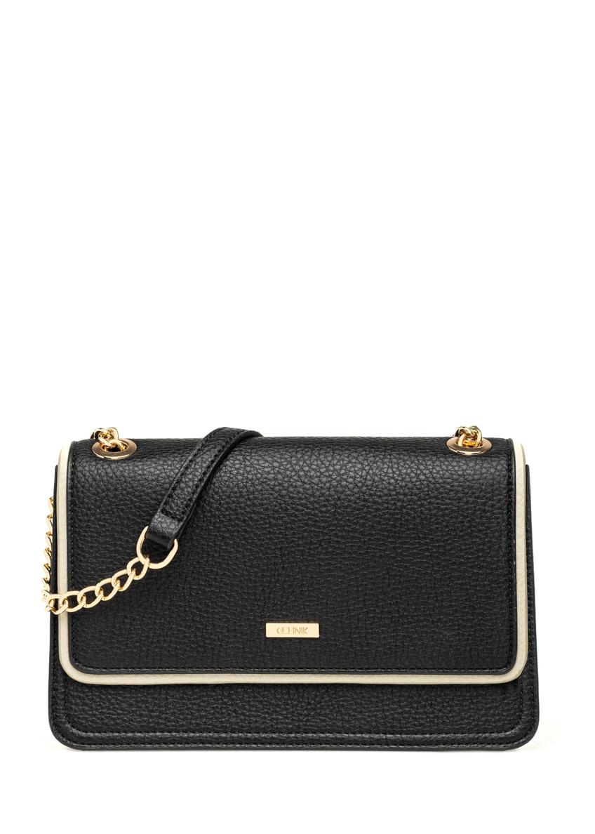 Malá čierna dámska kabelka TOREC-1015-9J(W26)