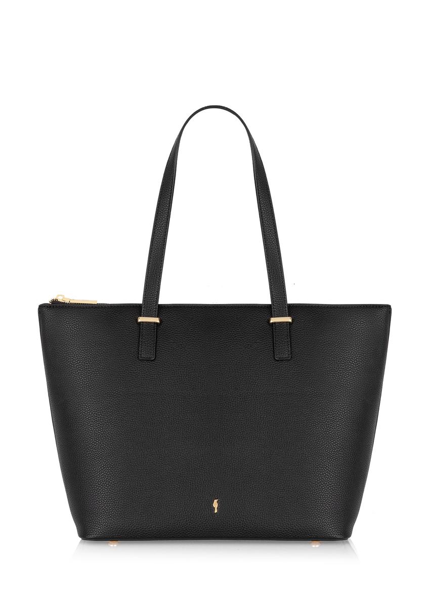 Čierna dámska shopper kabelka TOREC-0953A-99(Z25)