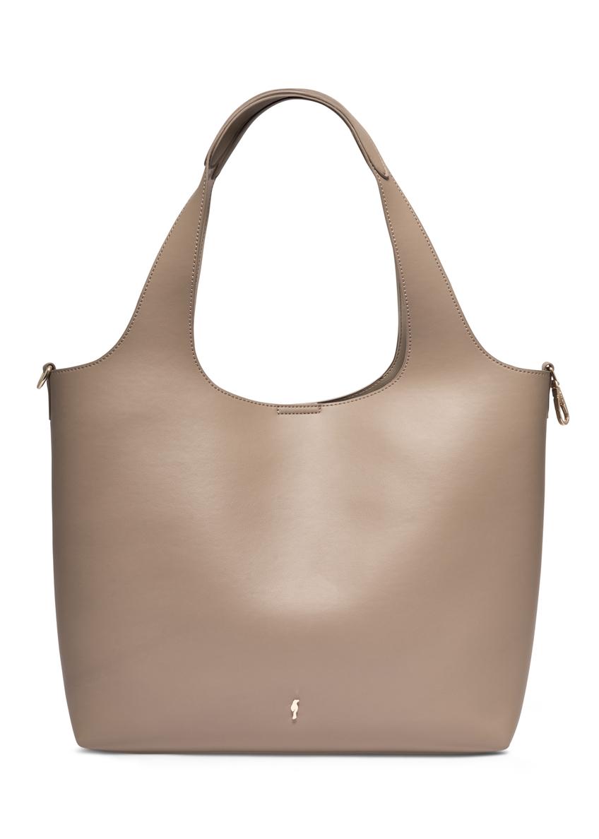 Dámska béžová  shopperka TOREC-1259-1B(Z26)