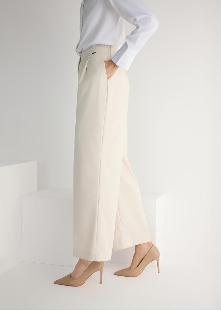 Béžové dámske kožené lodičky BUTYD-1131-81(W26)