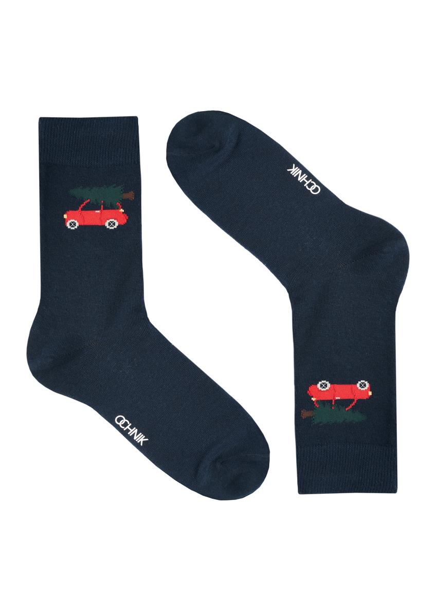 Sada dlhých pánskych vianočných ponožiek ZESMT-0060-15(Z25)