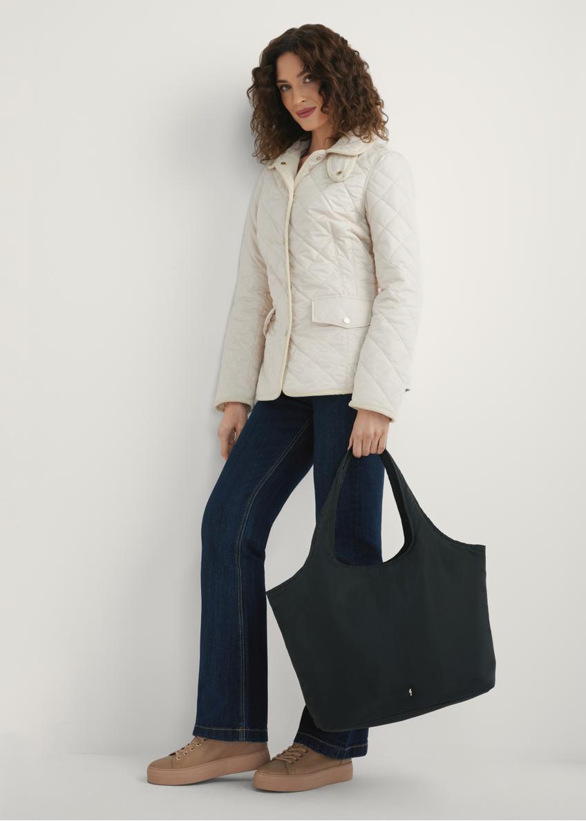 Veľká dámska nylonová kabelka TOREN-0340-99(W26)