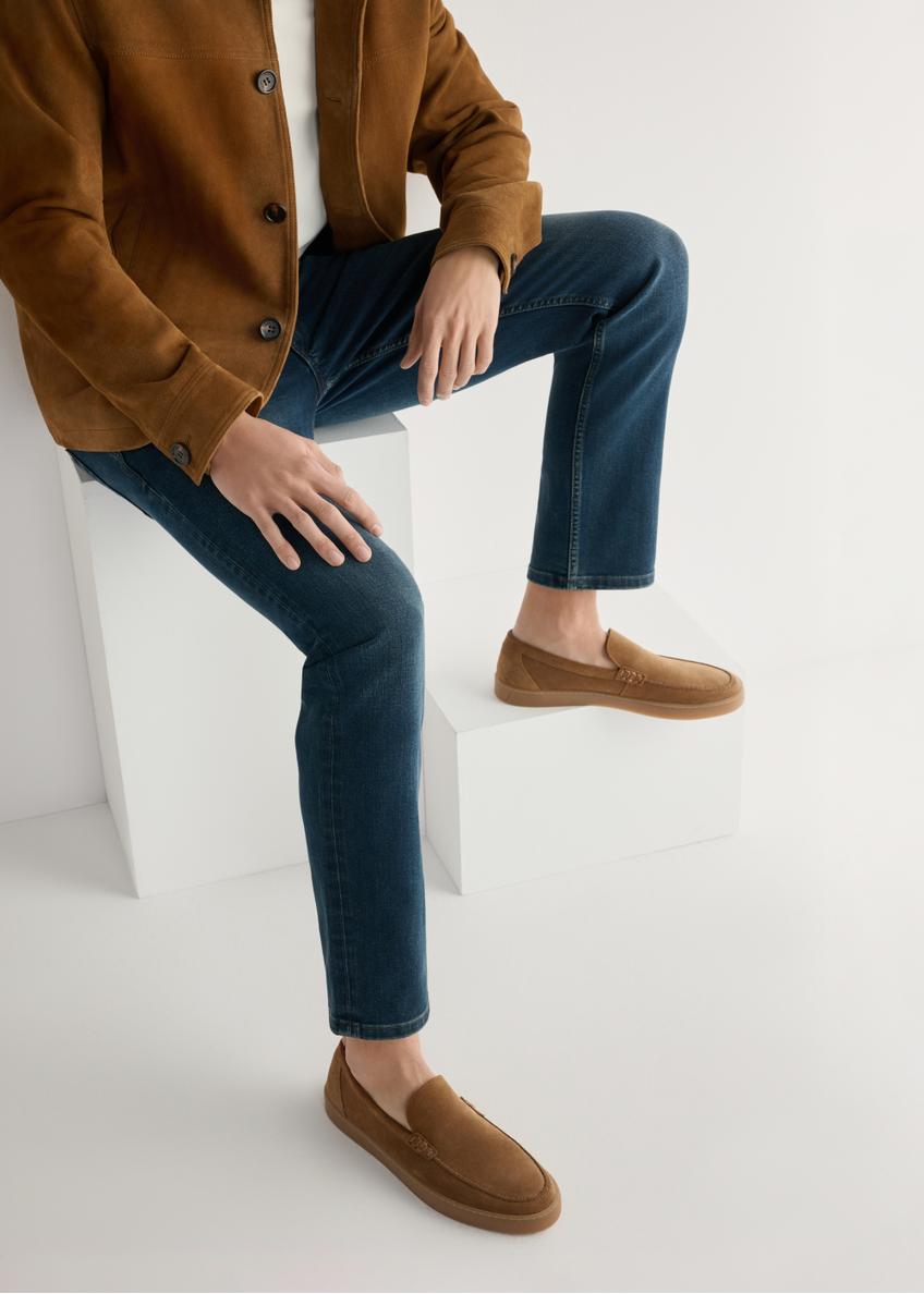 Pánske mokasíny camel BUTYM-0499-1D(W26)