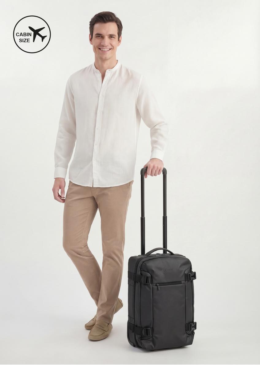 Walizka mała na kółkach WALNY-0047-99-19(W26)