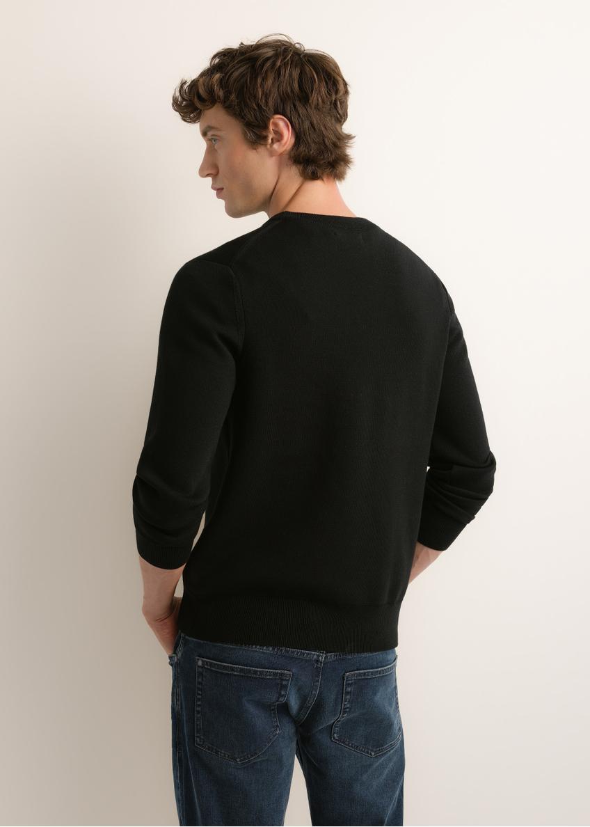 Čierny pánsky sveter SWEMT-0217-99(Z26)