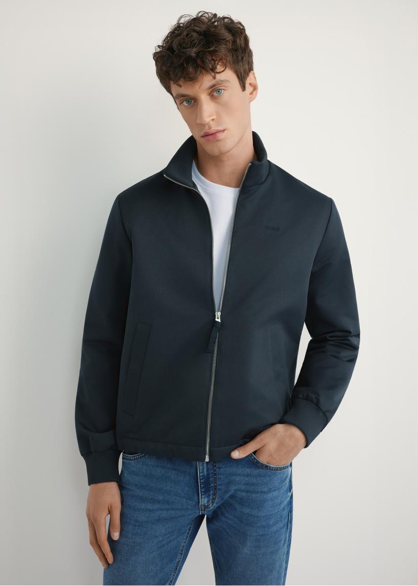 Pánska tmavomodrá prechodná bunda  KURMT-0404-7D(W26)