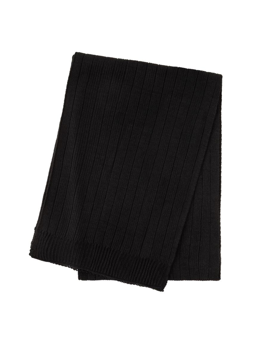 Čierna pánska šatka SZAMT-0021-99(Z24)-03