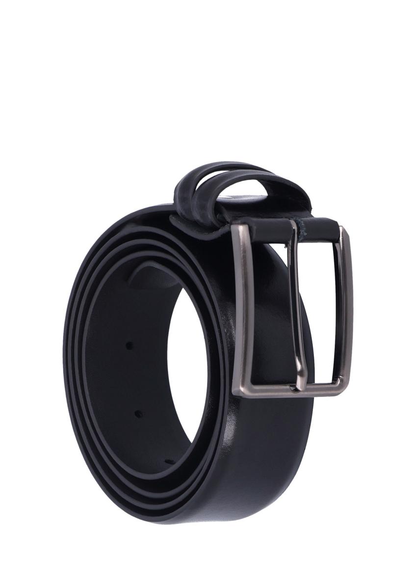 Čierny kožený pánsky opasok PASMS-0284-99(Z26)