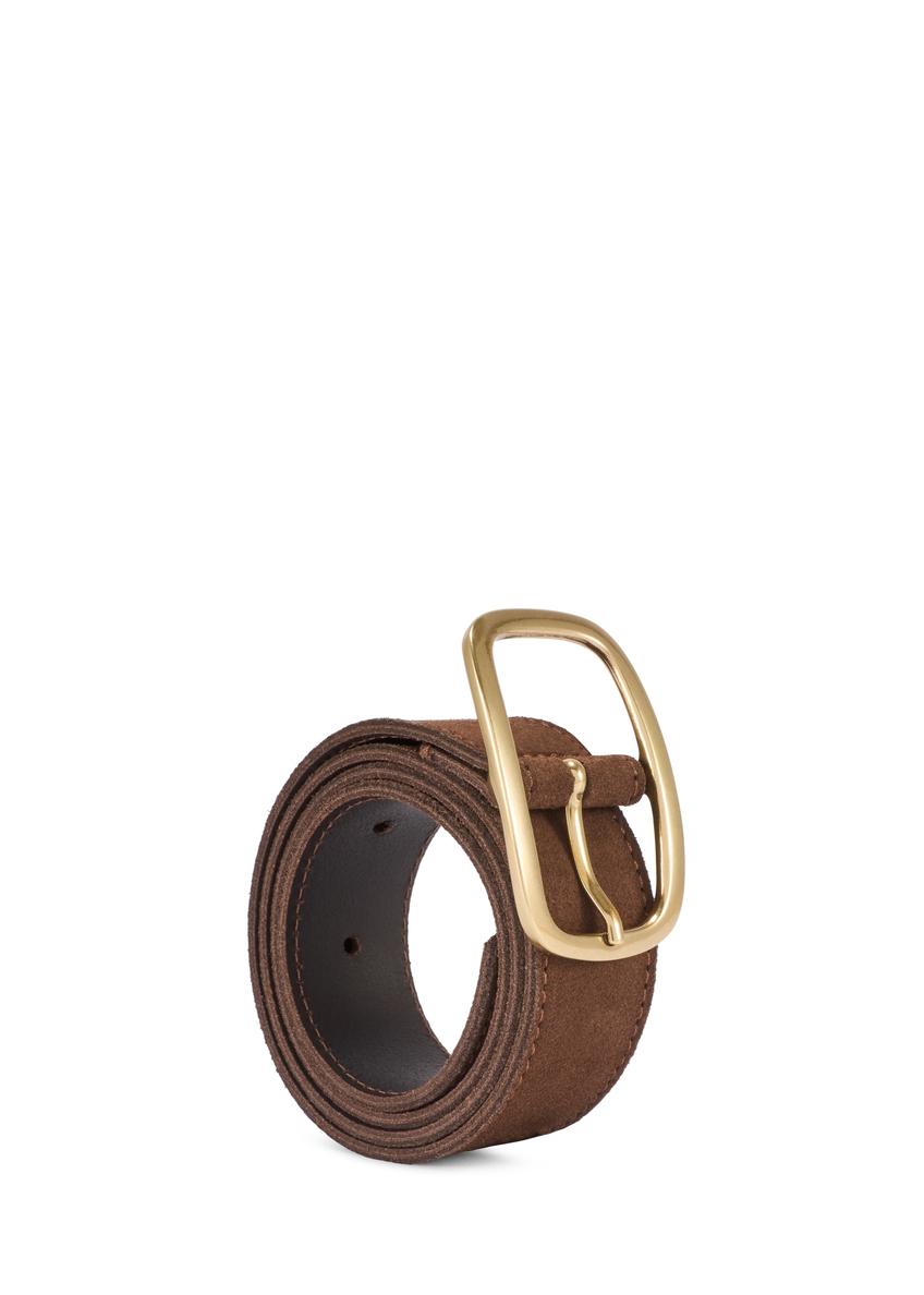 Hnedý dámsky kožený opasok  PASDS-0339-1H(W26)