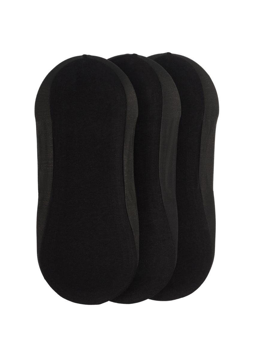 Sada čiernych dámskych členkových ponožiek ZESDT-0032-99(W26)