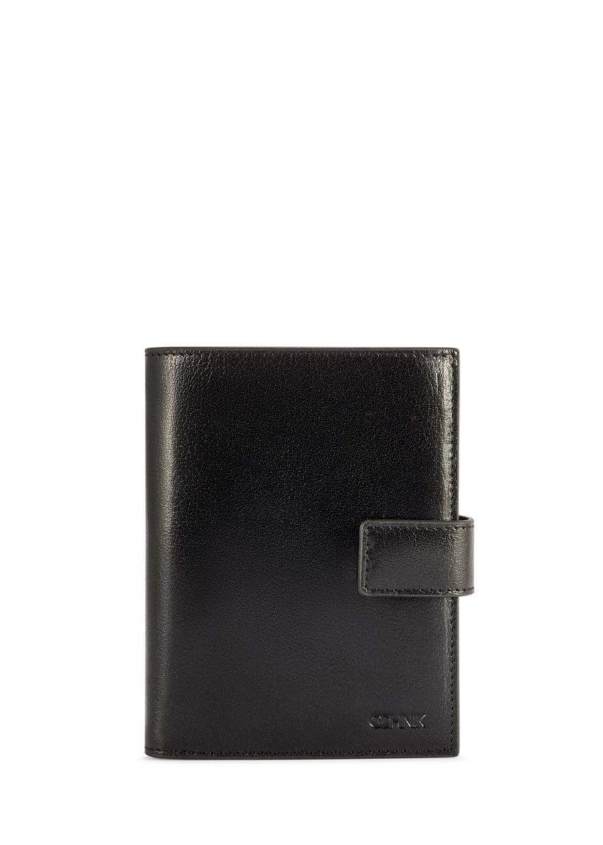 Veľká pánska kožená peňaženka PORMS-0678-99(W26), pohľad spredu na bielom pozadí.