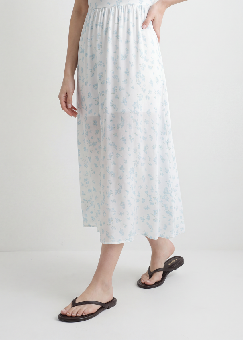 Dámske kožené žabky v tmavo hnedej farbe BUTYD-1271-1I(W26)