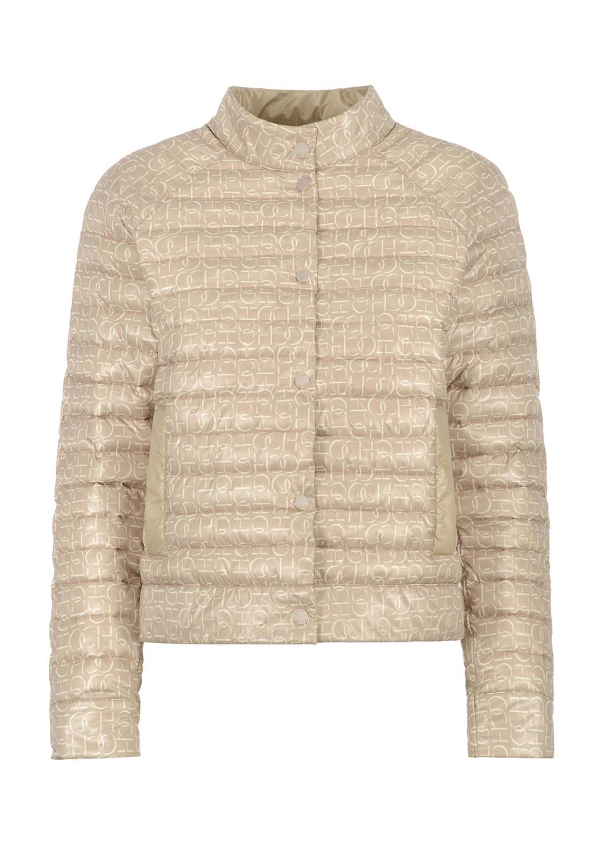 Dámska prešívaná bunda s monogramom KURDT-0434-95(W23)-04