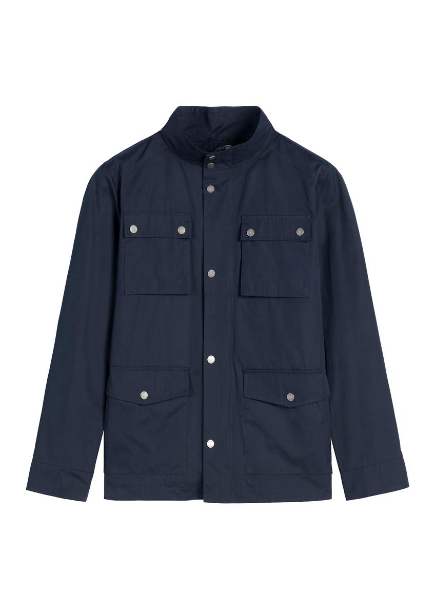 Námornícka modrá pánska prechodná bunda KURMT-0376-7D(W26)