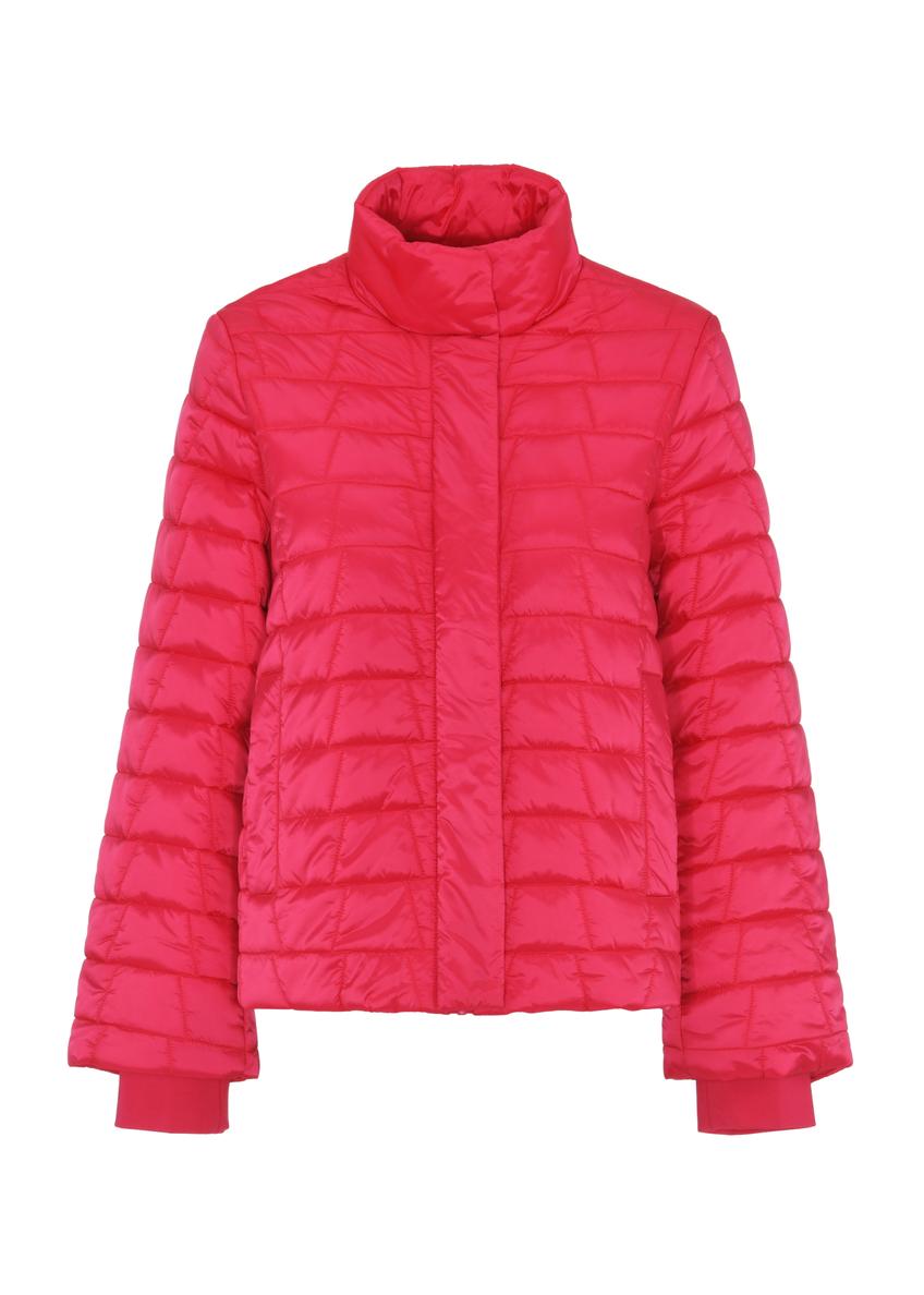 Dámska prešívaná ružová zateplená bunda KURDT-0496-31(W24)-03