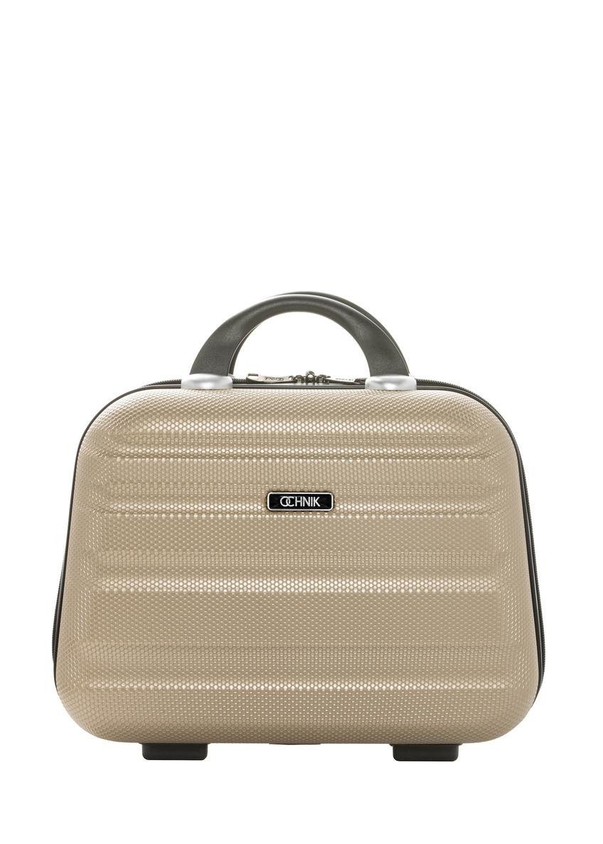 Cestovná kozmetická taška WALPC-0012-2X-14(W26), pohľad spredu na bielom pozadí.