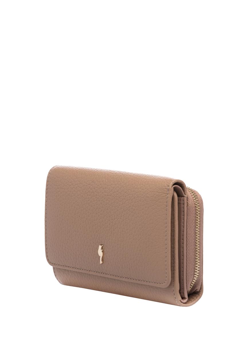 Veľká ružová kožená dámska peňaženka PORES-0801H-5D(W26)