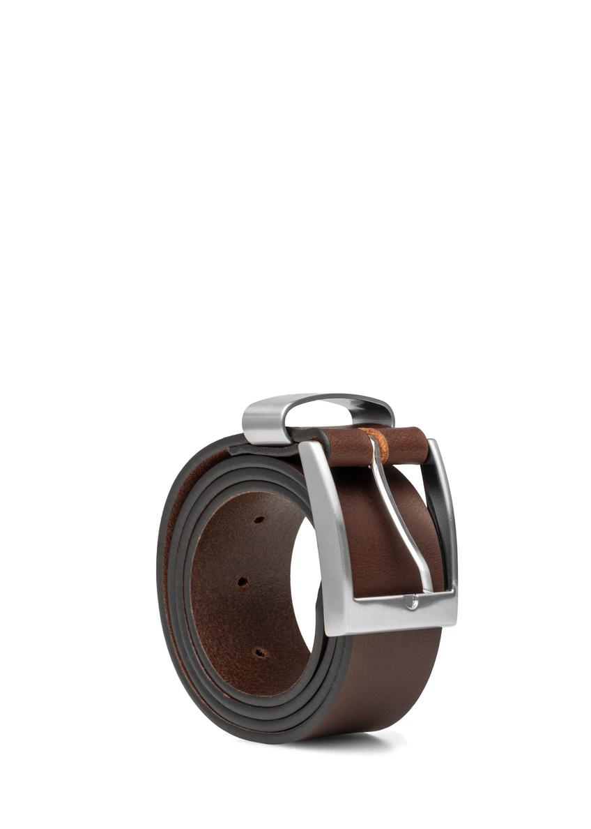 Pánsky Hnedý kožený opasok  PASMS-0163-1H(W26)