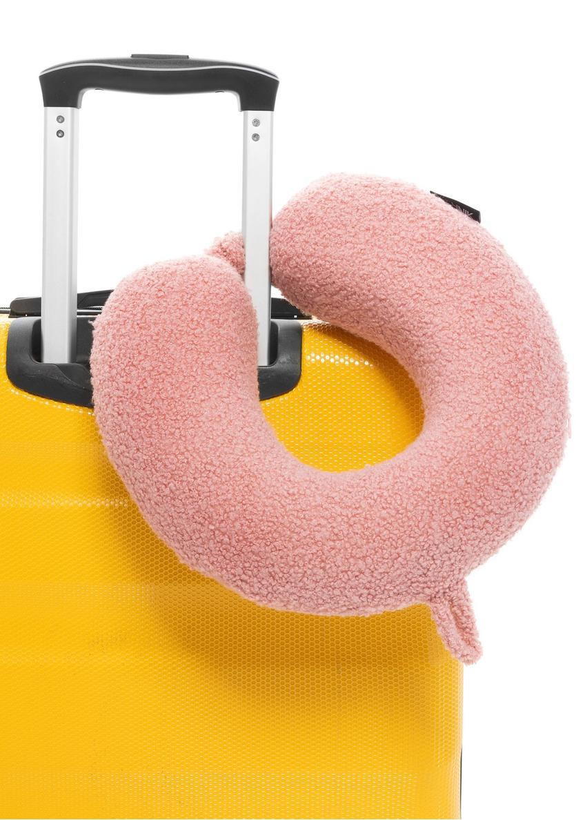 Mäkký ružový cestovný vankúš AW-014-0003-5B(W26)