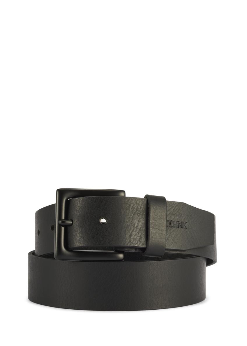 Čierny pánsky kožený opasok PASMS-0271-99(Z25)
