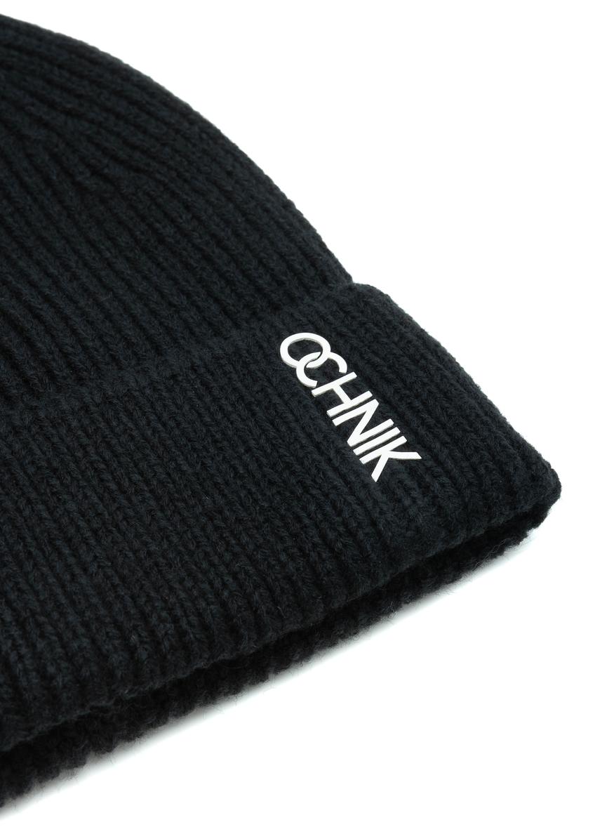 Čierna pánska zimná čiapka CZAMT-0081-99(Z25)