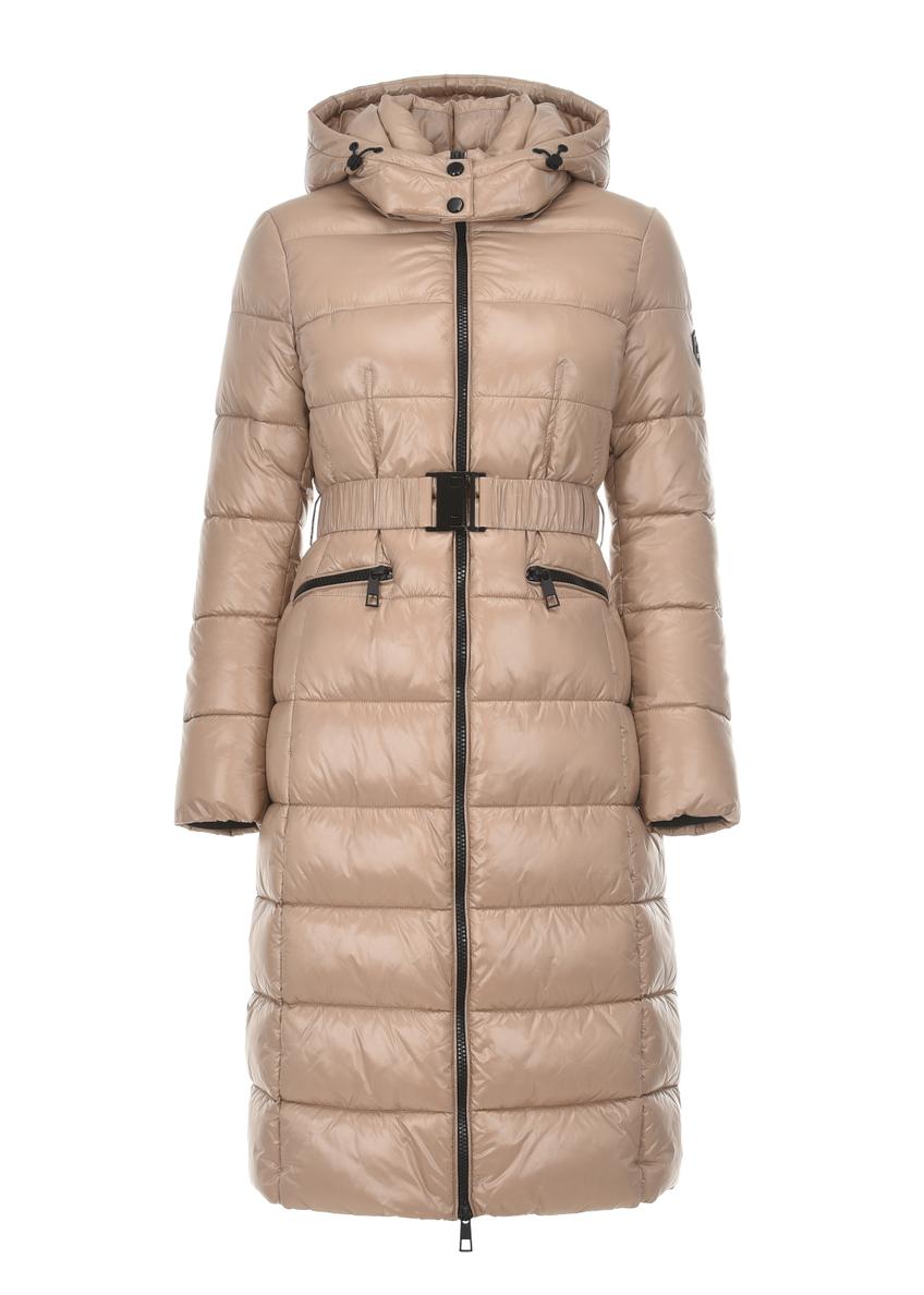Dámsky zateplený kabát s kapucňou KURDT-0398-81(Z23)-05