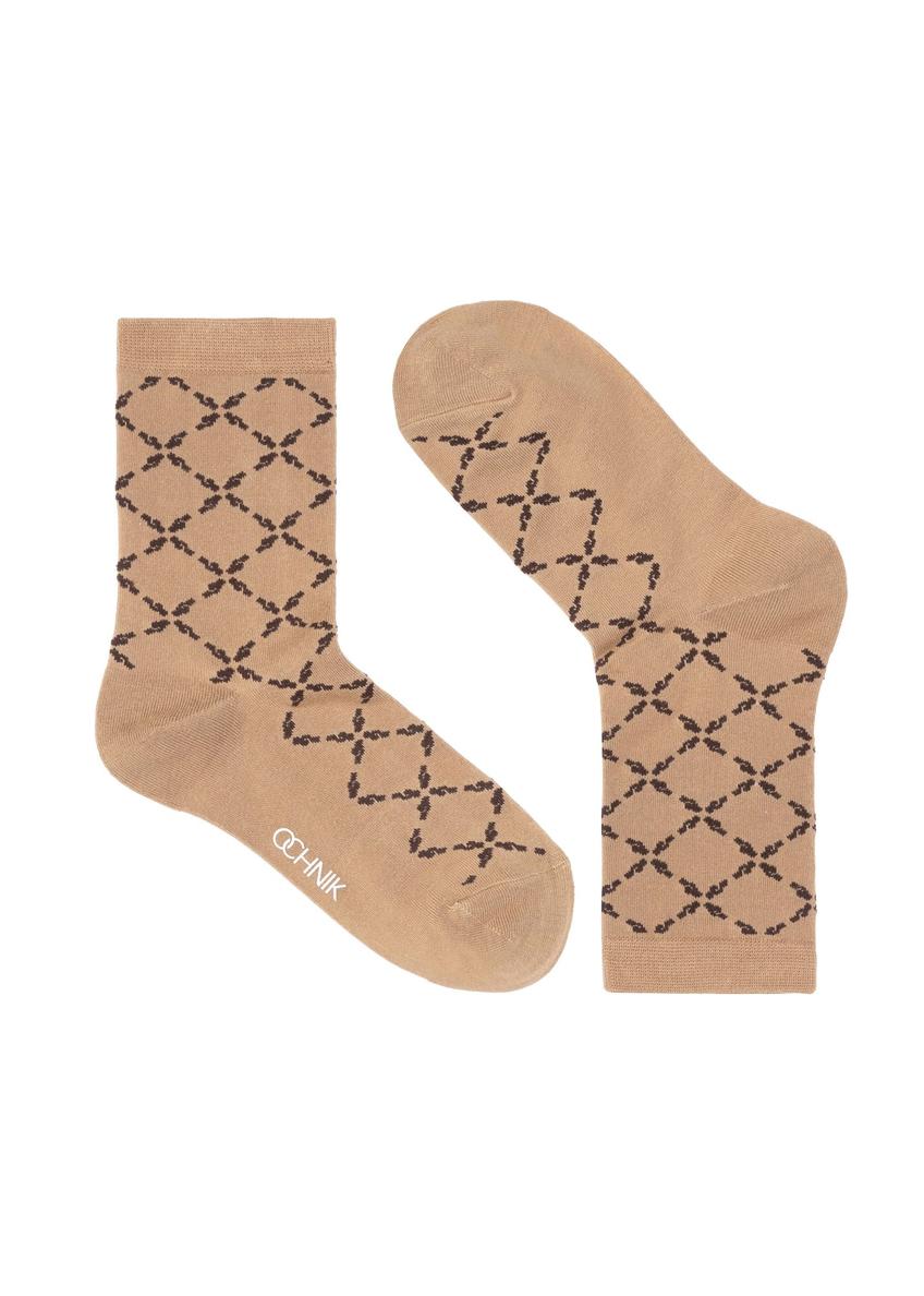 Dámske ponožky s monogramom SKADT-0061-15(Z23)-01