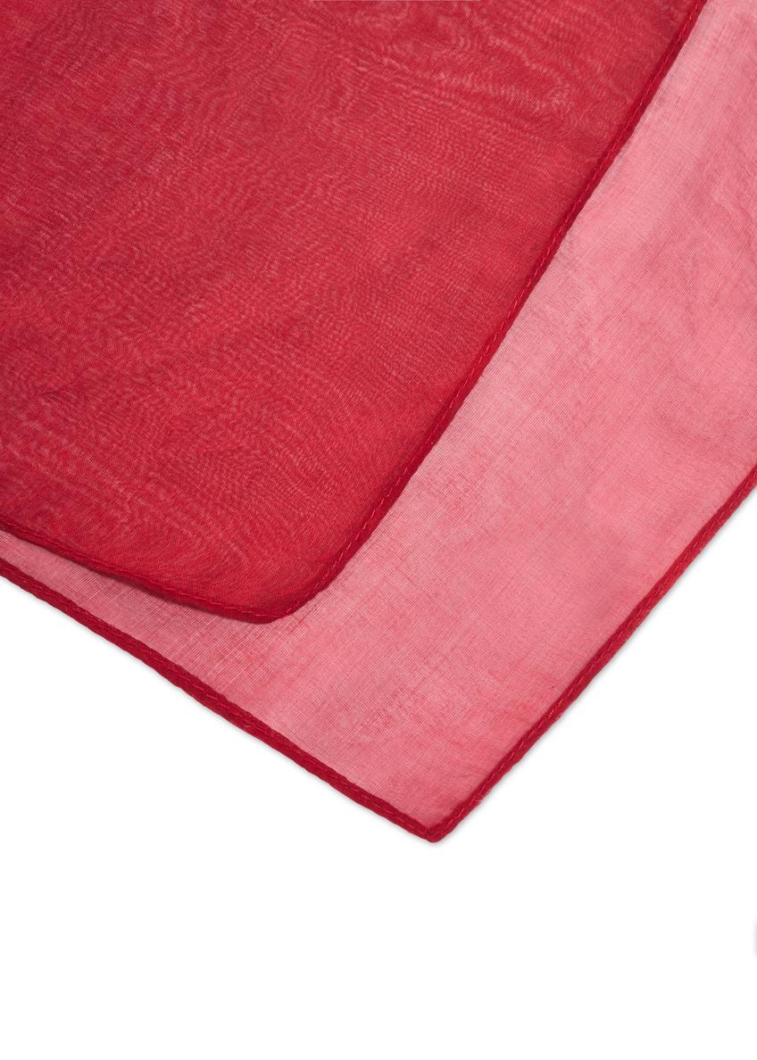 Červený hodvábny dámsky šál SZADT-0218-4B(W26)