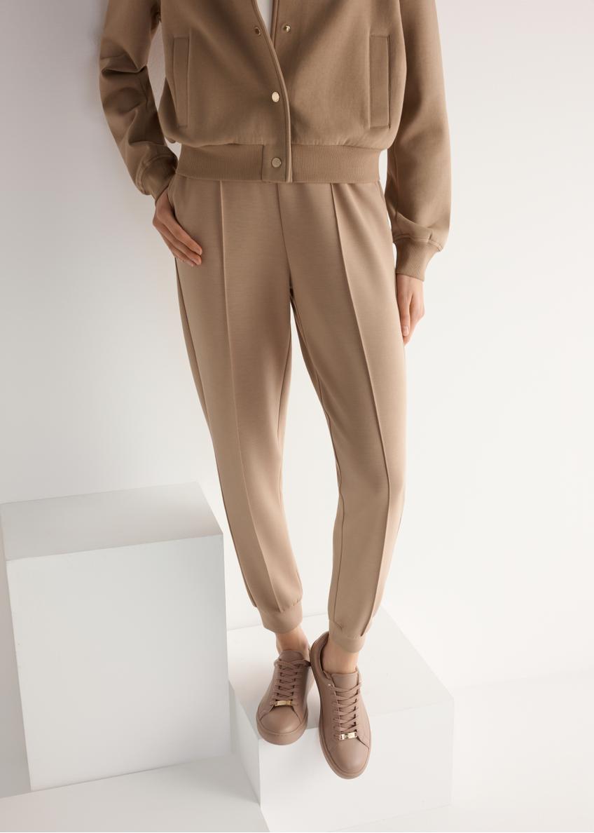 Ružové kožené dámske tenisky BUTYD-1068-5D(W26)