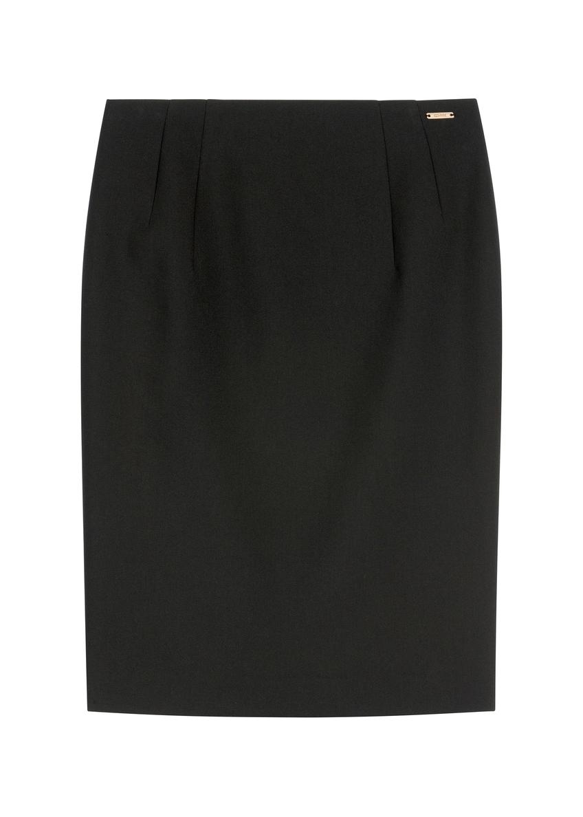 Klasická čierna ceruzková sukňa SPCDT-0088-99(W26)