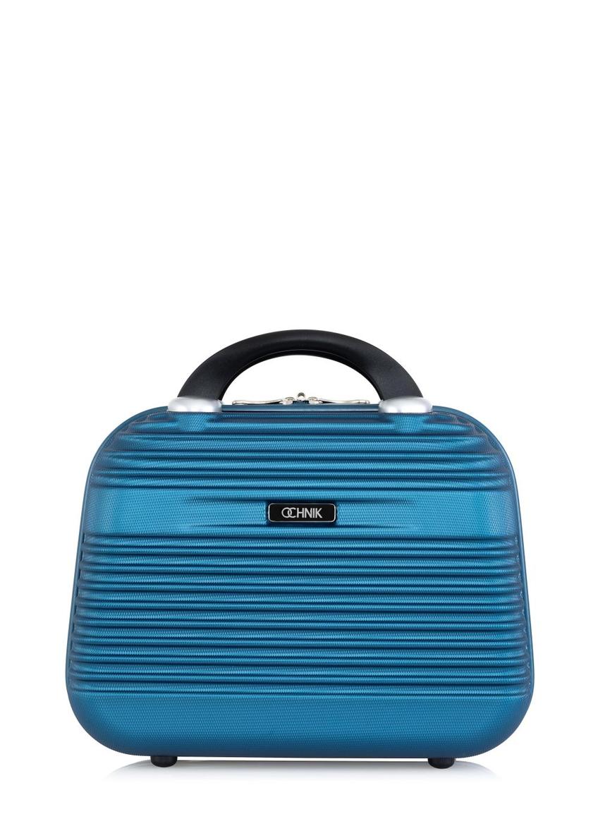 Kozmetická taška WALAB-0040-7H-14(W26), pohľad spredu na bielom pozadí.