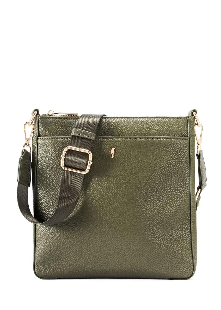 Dámska khaki kabelka cez rameno TOREC-0708B-55(Z25)