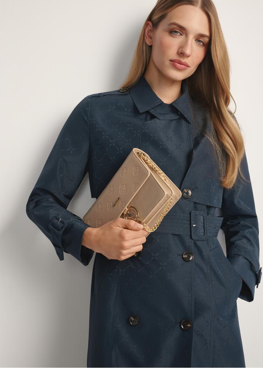 Dámska kabelka s monogramom Béžová TOREC-0536-1P(W26)