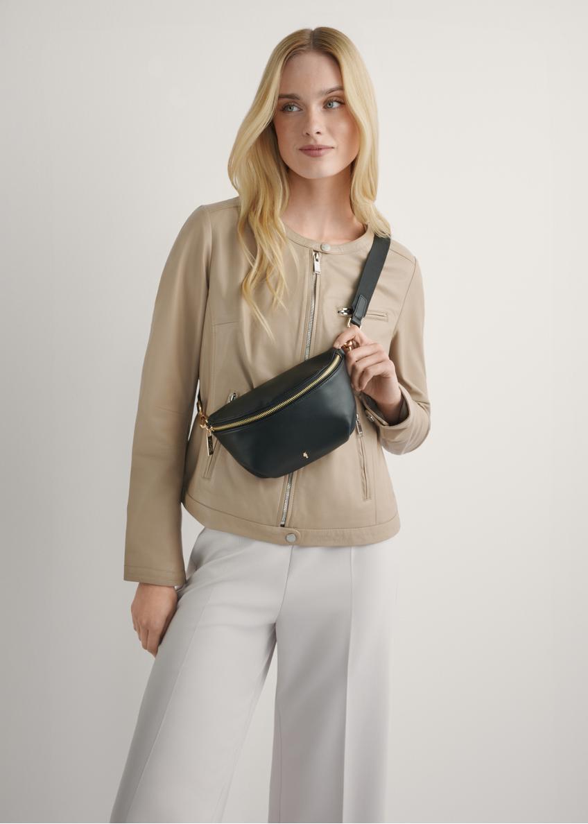 Čierna dámska ľadvinka TOREC-1119-99(W26)