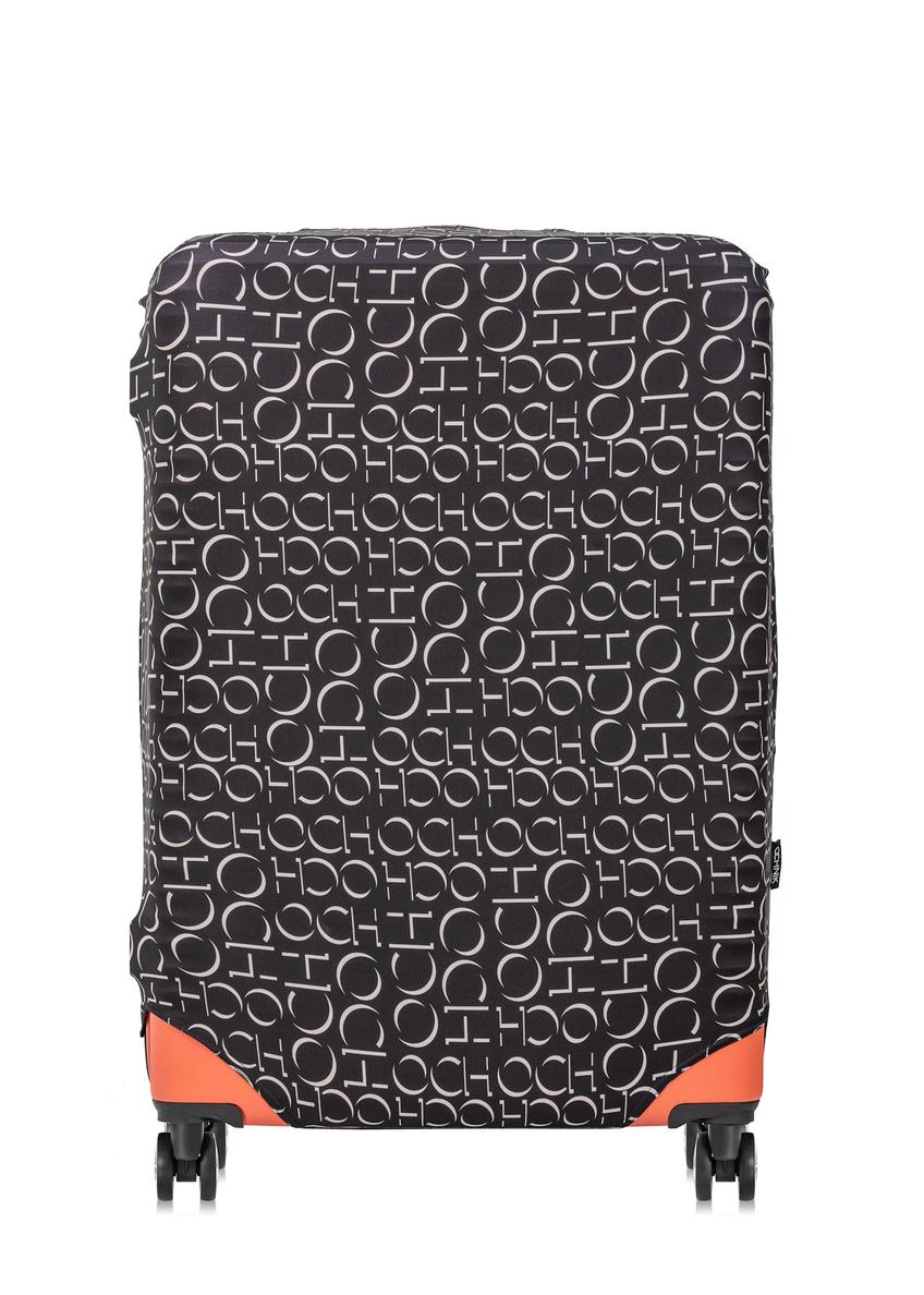 Veľký obal na kufor s monogramom AW-013-0001-98-L(W25), pohľad na produkt na kufri na bielom pozadí.