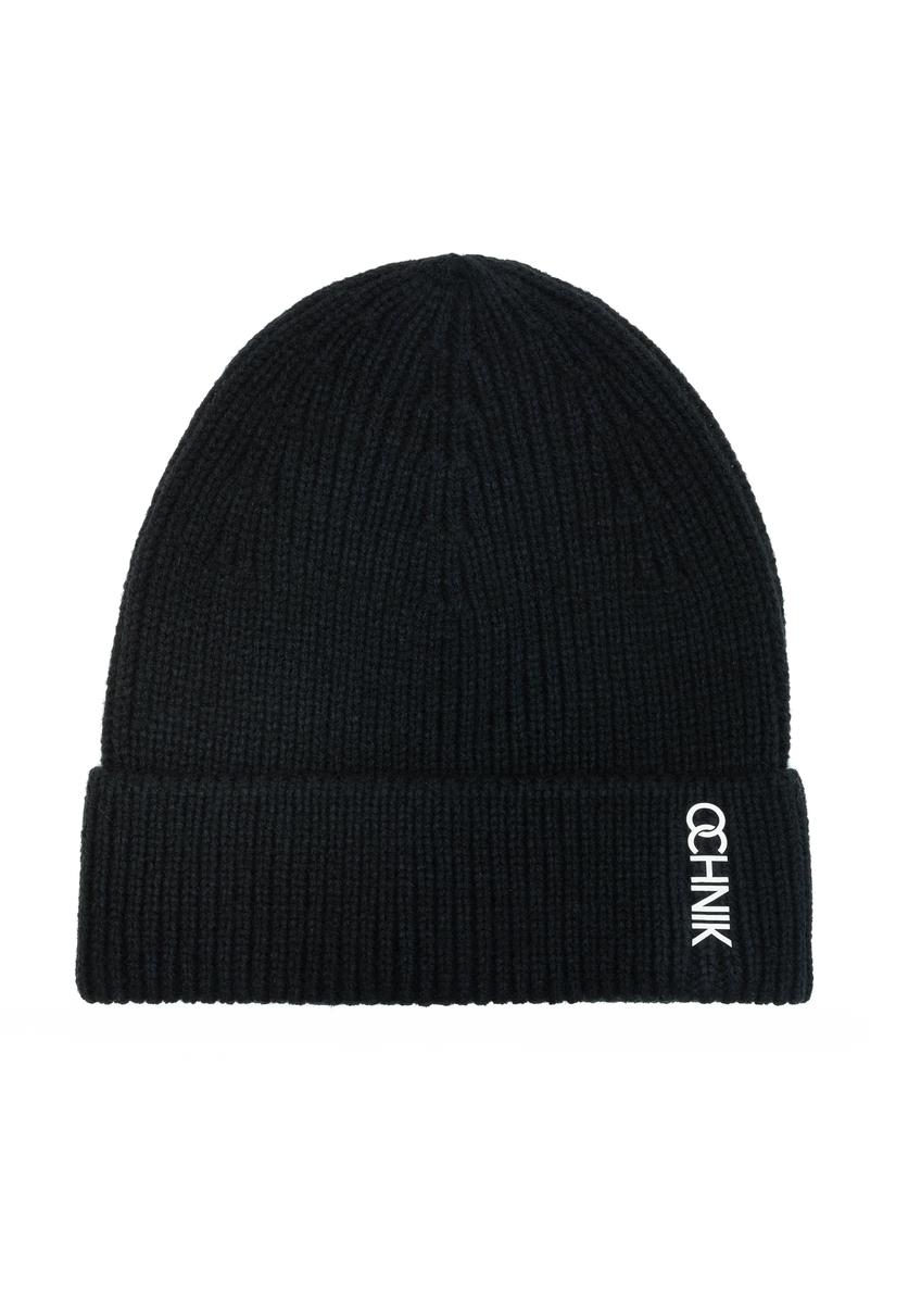 Čierna pánska zimná čiapka CZAMT-0081-99(Z25)