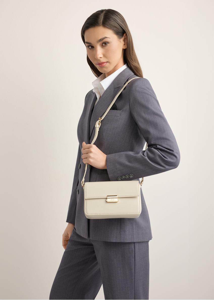 Elegantná krémová dámska kabelka TOREC-1251-0B(Z26)