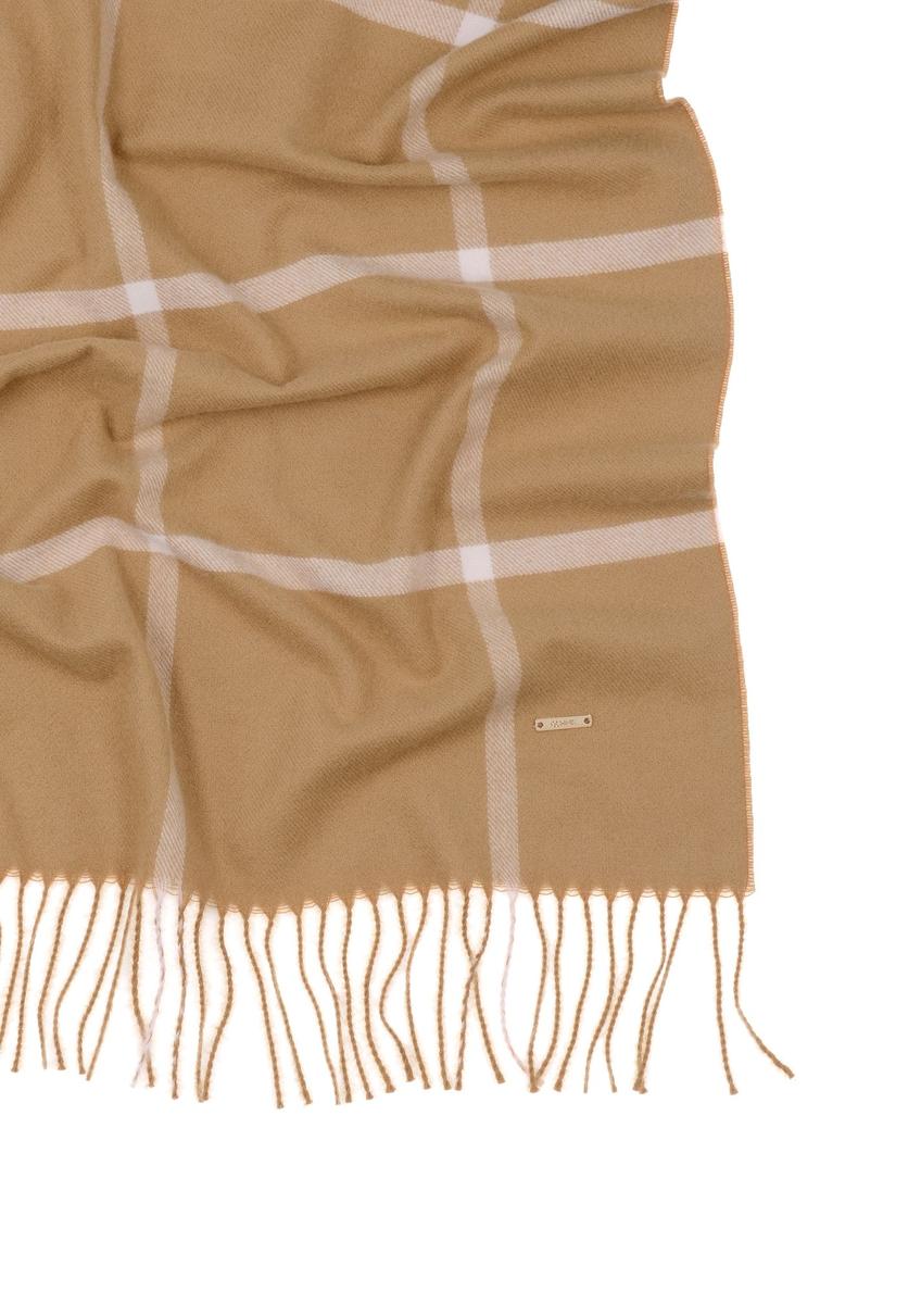 Veľký dámsky šál v kamelovej farbe SZADT-0100-1L(Z26)