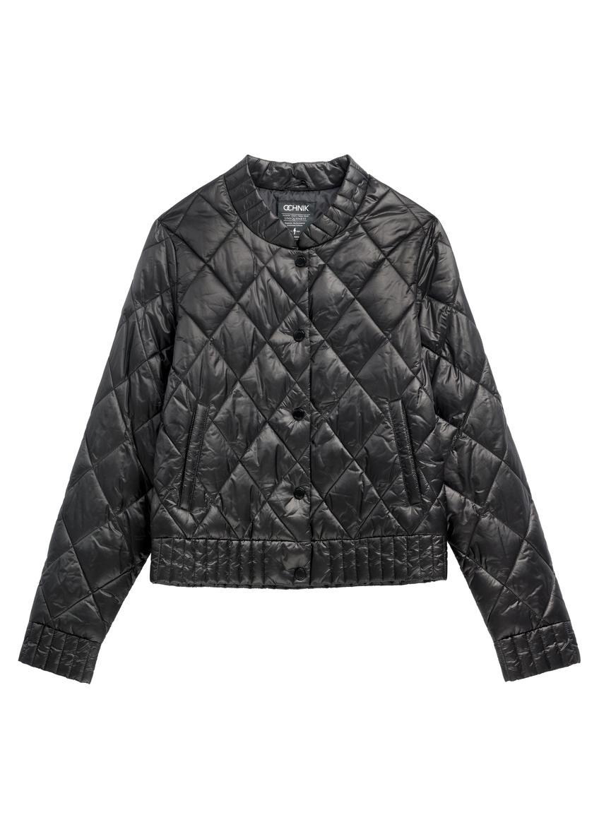 Dámska čierna prechodná bunda KURDT-0564A-99(W26)