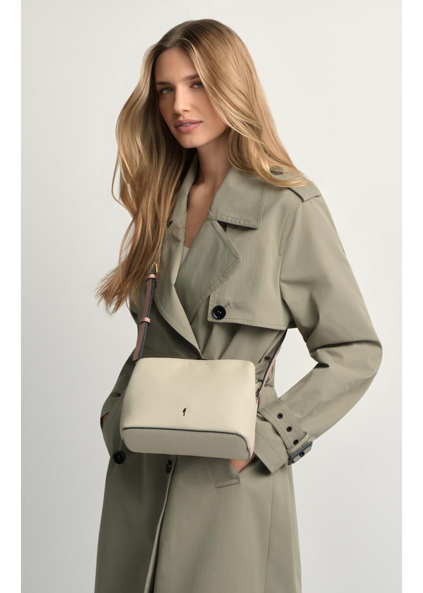 Béžová malá dámska kabelka TOREC-0768-1B(W26)