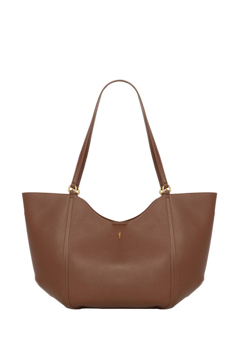 Svetlohnedá dámska kabelka typu shopper TOREC-1296-3D(Z26)