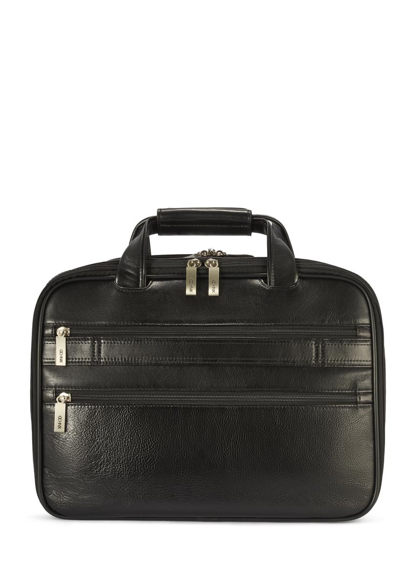 Čierna kožená pánska taška TORMS-0483-89(Z25)