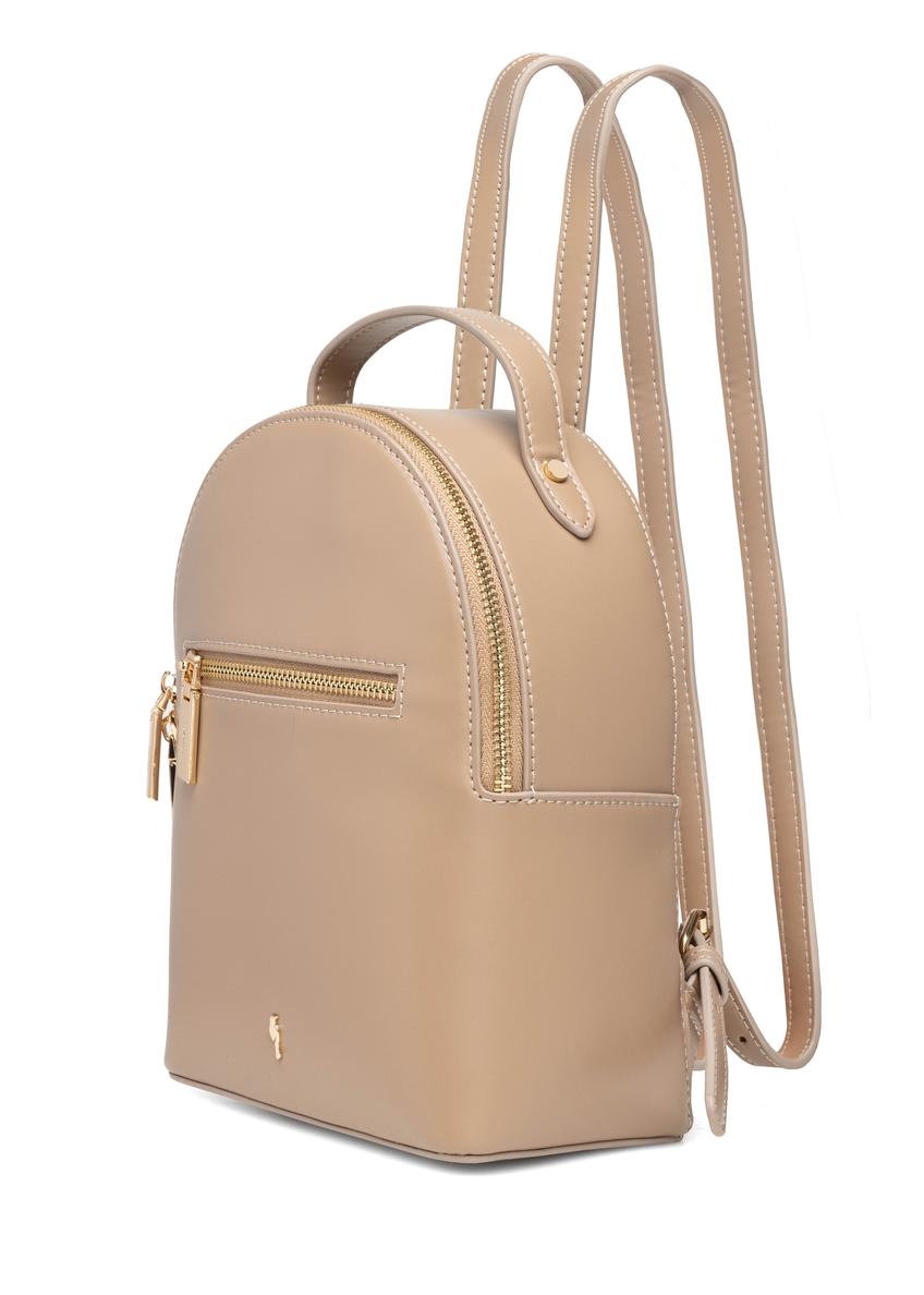 Malý béžový dámsky batoh TOREC-1128-1D(W26)